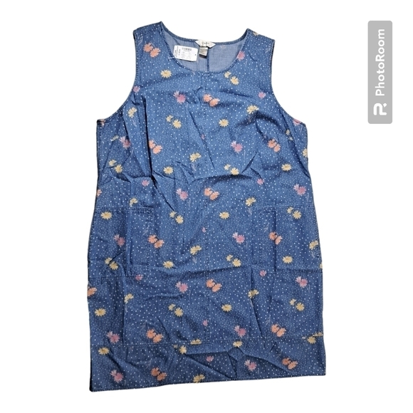 NWT CJ Banks Floral Denim Dress 20/22W - Picture 1 of 15